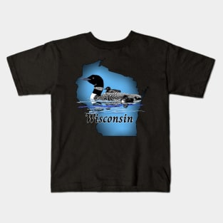 Wisconsin Loon Kids T-Shirt
